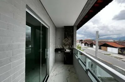 Casa de condomínio com 3 dormitórios e VARANDA GOURMET à venda, 133 m² por R$ 650.000 - Tude Bastos - Praia Grande/SP