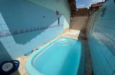 Casa de condomínio com 1 dormitório e piscina à venda, 34 m² por r$ 280.000 - aviação - praia grande/sp
