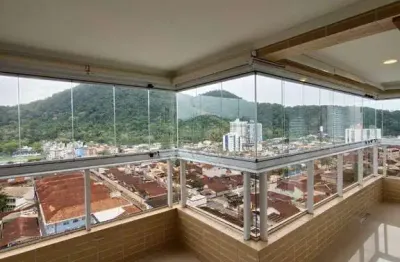 Apartamento com 3 dormitórios à venda, 104 m² por R$ 1.050.000,00 - Canto do Forte - Praia Grande/SP