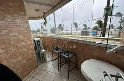 Apartamento FRENTE MAR com 2 dormitórios à venda, 65 m² por R$ 597.000 - Caiçara - Praia Grande/SP