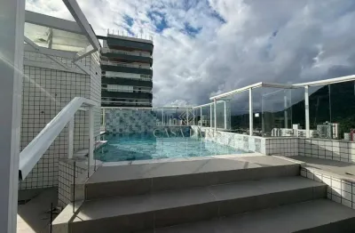 Cobertura com 4 suítes e PISCINA à venda, 633 m² por R$ 5.064.000 - Canto do Forte - Praia Grande/SP