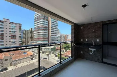 Apartamento com 2 suítes à venda, 87 m² por R$ 744.537 - Vila Guilhermina - Praia Grande/SP