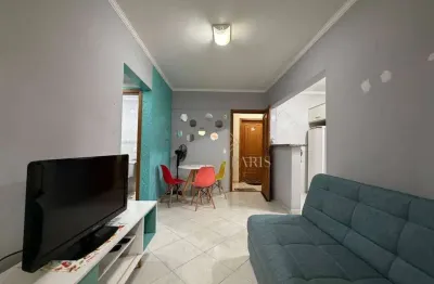 Apartamento com 1 dormitório à venda, 45 m² por R$ 330.000,00 - Aviação - Praia Grande/SP