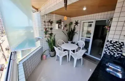 Apartamento VISTA MAR com 2 dormitórios à venda, 109 m² por R$ 670.000 - Vila Guilhermina - Praia Grande/SP