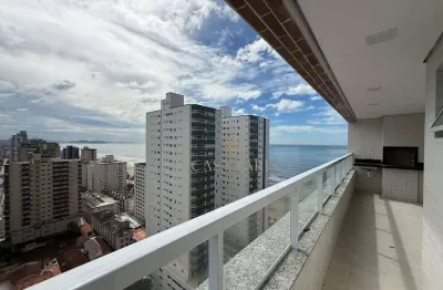 Apartamento VISTA MAR com 2 suítes à venda, 119 m² por R$ 1.145.000 - Caiçara - Praia Grande/SP
