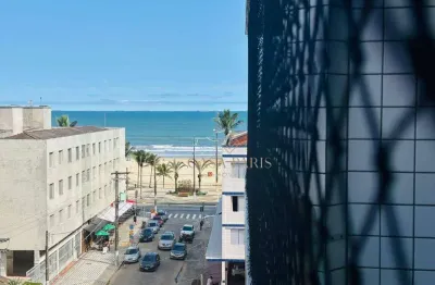 Apartamento vista mar com 2 dormitórios à venda, 80 m² por r$ 430.000 - aviação - praia grande/sp