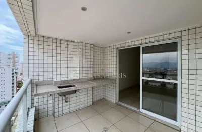 Apartamento com 2 suítes à venda, 91 m² por r$ 680.000 - aviação - praia grande/sp