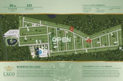 Terreno em condomínio fechado , sanga funda , nova santa rita -rs