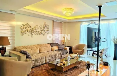 Casa de alto padrão mobiliada com 03 suítes em condomínio fechado – bela vista, canoas