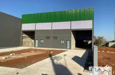 Barracão para alugar, 700 m² por r$ 15.000/mês - loteamento industrial comercial são caetano - araraquara/sp