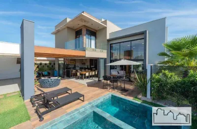 Casa com 3 dormitórios à venda, 290 m² por r$ 2.100.000 - condomínio portal das tipuanas - araraquara/sp