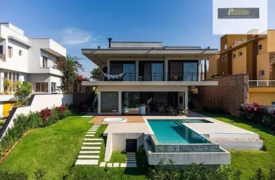 Casa com 4 dormitórios à venda, 427 m² por r$ 5.490.000,00 - condomínio campo de toscana - vinhedo/sp