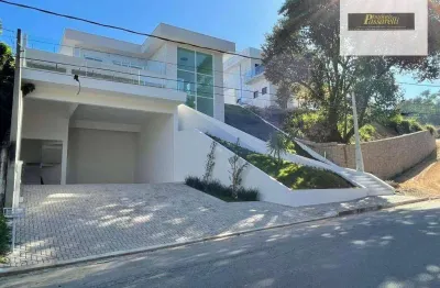 Casa com 4 dormitórios à venda, 519 m² por r$ 4.070.000,00 - condomínio estância marambaia - vinhedo/sp