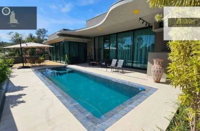Casa com 4 dormitórios à venda, 553 m² por r$ 5.500.000,00 - condomínio são joaquim - vinhedo/sp