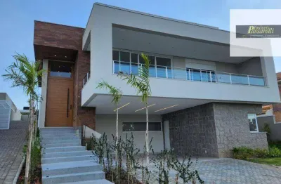 Casa com 5 dormitórios para alugar, 396 m² por r$ 26.923,13/mês - condomínio campo de toscana - vinhedo/sp