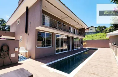 Casa com 4 dormitórios à venda, 440 m² por r$ 3.450.000,00 - condomínio marambaia - vinhedo/sp