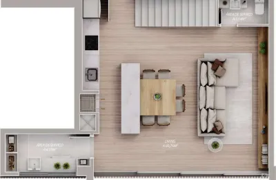 Apartamento com 3 quartos à venda no Jardim Dourado, Porto Belo 