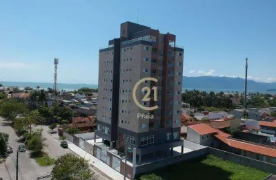 Apartamento com 2 dormitórios à venda, 77 m² por r$ 650.000 - jardim britânia - caraguatatuba/sp