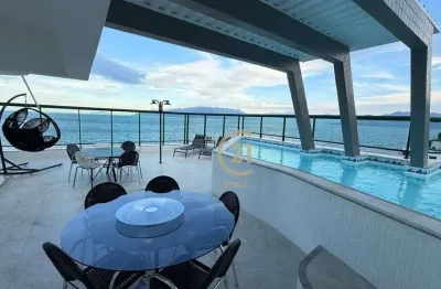 Cobertura com 4 dormitórios à venda, 338 m² por r$ 4.500.000,00 - martim de sá - caraguatatuba/sp