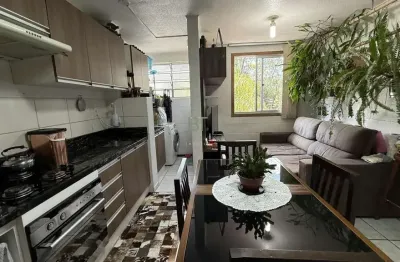 Apartamento semimobiliado com 2 dormitorios e 01 vaga no bairro diamantino