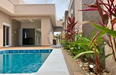 Casa nova à venda no sunset village em bragança paulista. 3 suítes, piscina aquecida, área gourmet, cozinha planejada e localização privilegiada próxima ao shopping.