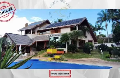Casa de alto padrão com 3 dormitórios (suítes) para alugar,  r$28.000
