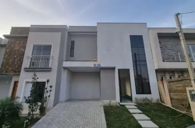 Casa em condomínio fechado com 3 quartos à venda na rua ângelo tozim, 230, campo de santana, curitiba por r$ 680.000