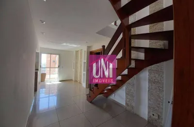 Cobertura com 2 dormitórios à venda, 111 m² por r$ 690.000 - casa branca - santo andré/sp