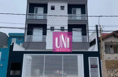 Cobertura com 2 dormitórios à venda, 73 m² por r$ 398.000,00 - parque das nações - santo andré/sp