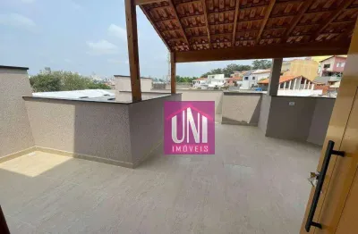 Cobertura com 2 dormitórios à venda, 93 m² por r$ 454.000 - parque das nações - santo andré/sp