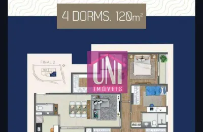 Apartamento com 4 dormitórios à venda, 120 m² por r$ 1.719.510 - alphaville - barueri/sp
