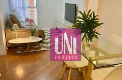 Apartamento com 3 dormitórios para alugar, 59 m² por r$ 4.609/mês - casa branca - santo andré/sp