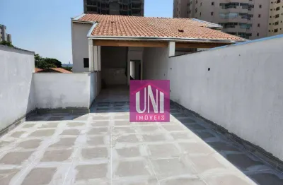 Cobertura com 3 dormitórios à venda, 146 m² por r$ 930.000 - campestre - santo andré/sp