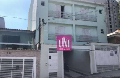 Cobertura com 2 dormitórios à venda, 100 m² por r$ 448.000 - parque das nações - santo andré/sp