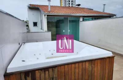 Cobertura com 3 dormitórios à venda, 132 m² por r$ 650.000 - vila pires - santo andré/sp