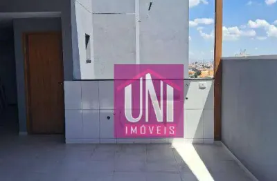 Cobertura com 2 dormitórios à venda, 100 m² por r$ 498.000,00 - parque oratório - santo andré/sp