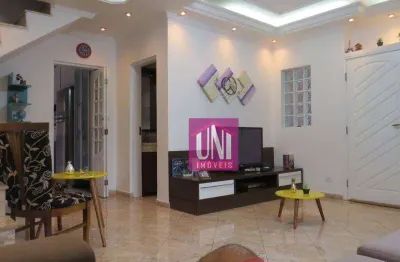 Sobrado com 3 dormitórios à venda, 170 m² por r$ 1.250.000,00 - parque jaçatuba - santo andré/sp
