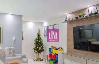 Apartamento com 3 dormitórios à venda, 80 m² por r$ 480.000,00 - vila marina - santo andré/sp