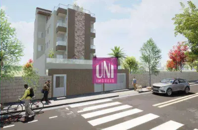 Apartamento garden com 2 dormitórios à venda, 60 m² por r$ 369.000 - jardim santo alberto - santo andré/sp