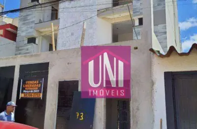 Cobertura com 2 dormitórios à venda, 100 m² por r$ 480.000 - parque oratório - santo andré/sp