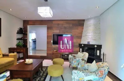 Sobrado com 4 dormitórios à venda, 438 m² por r$ 2.700.000,00 - jardim - santo andré/sp