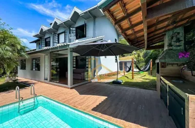 Casa com 5 dormitórios e lazer privativo à venda na região do green valley em albuquerque - teresópolis/rj