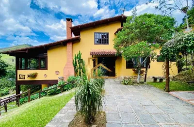 Casa de campo dentro de condomínio à venda, 188 m² - vargem grande - teresópolis/rj