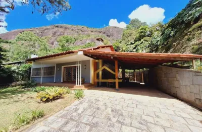 Casa com 3 dormitórios à venda, 175 m² - parque do imbui - teresópolis/rj