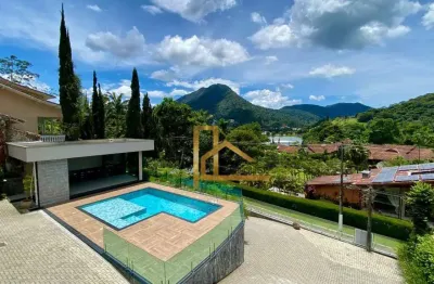 Casa á venda na granja comary 5 suítes - área gourmet, espaço fitness, vista para cbf e os lagos.