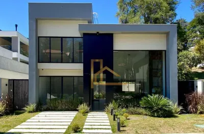 Casa de alto padrão, à venda em condomínio fechado no bairro da posse em teresópolis-rj