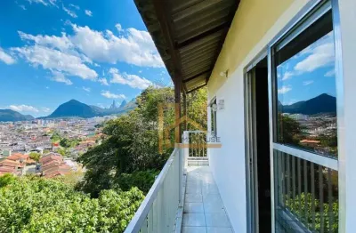 Casa com 2 dormitórios para alugar, 65 m² por r$ 1.400/mês - cascata guarani - teresópolis/rj