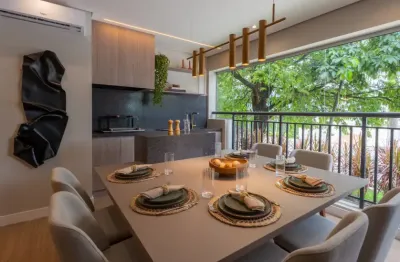 Condomínio clube no coração do patriarca apartamento 3 suítes e varanda com churrasqueira