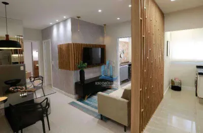 Apartamento com 2 dormitórios à venda, 54 m² por r$ 527.000,00 - campestre - santo andré/sp