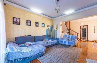 Sobrado com 3 dormitórios à venda, 260 m² por r$ 1.100.000,00 - campestre - santo andré/sp
